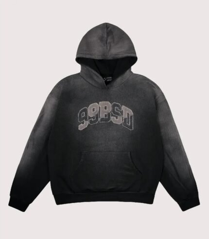 99 Based Deconstructed Hoodie [Faded Black]